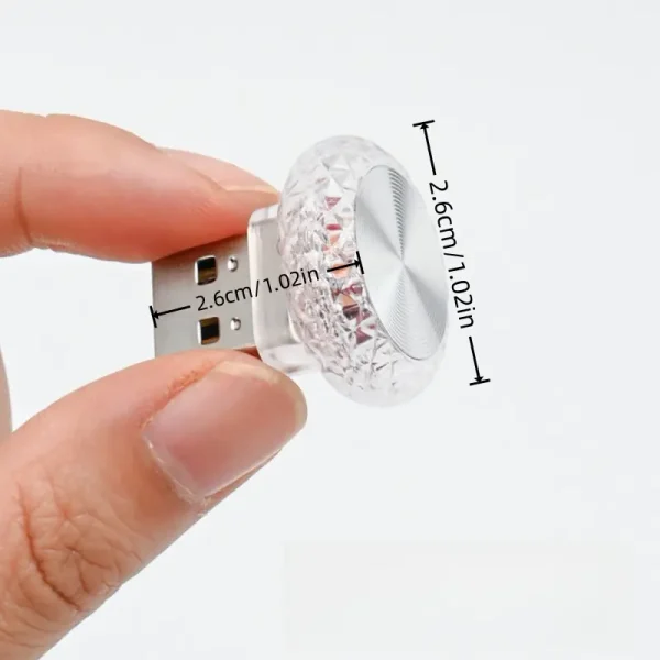 USB LED Işık Mavi - Görsel 3